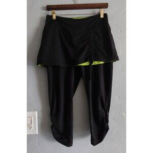 Skirted Carpi Activewear Stretch Leggings SizeS,Polyester Spandex,,28.5 Inch Wai